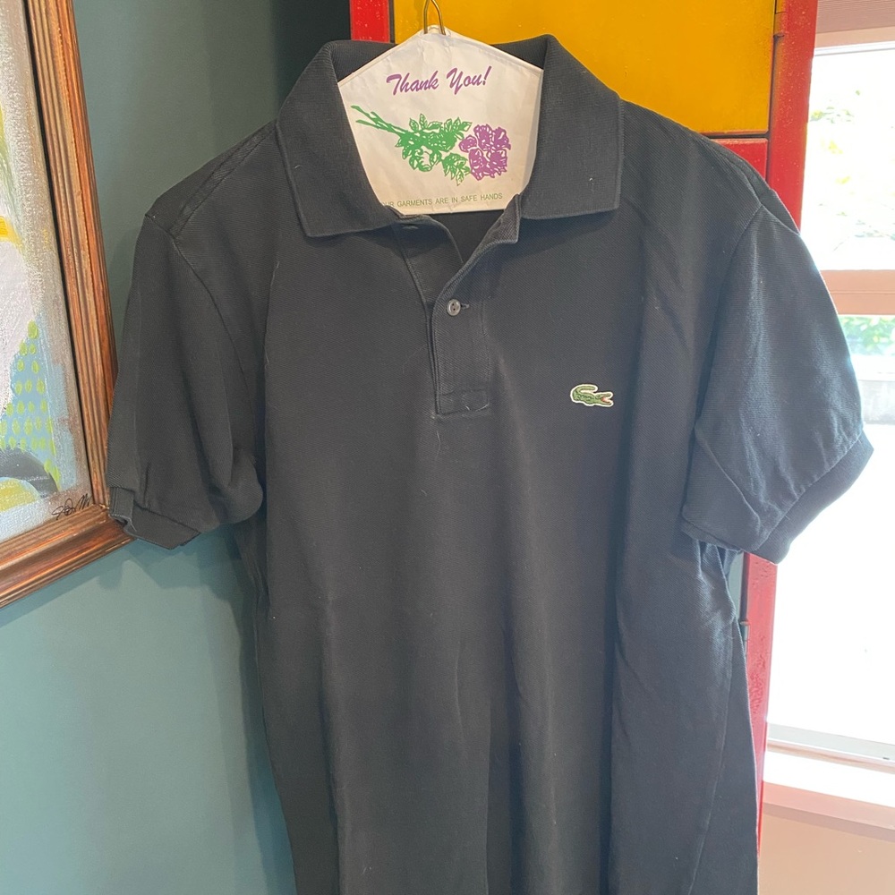 Lacoste Men's Black Polo Shirt